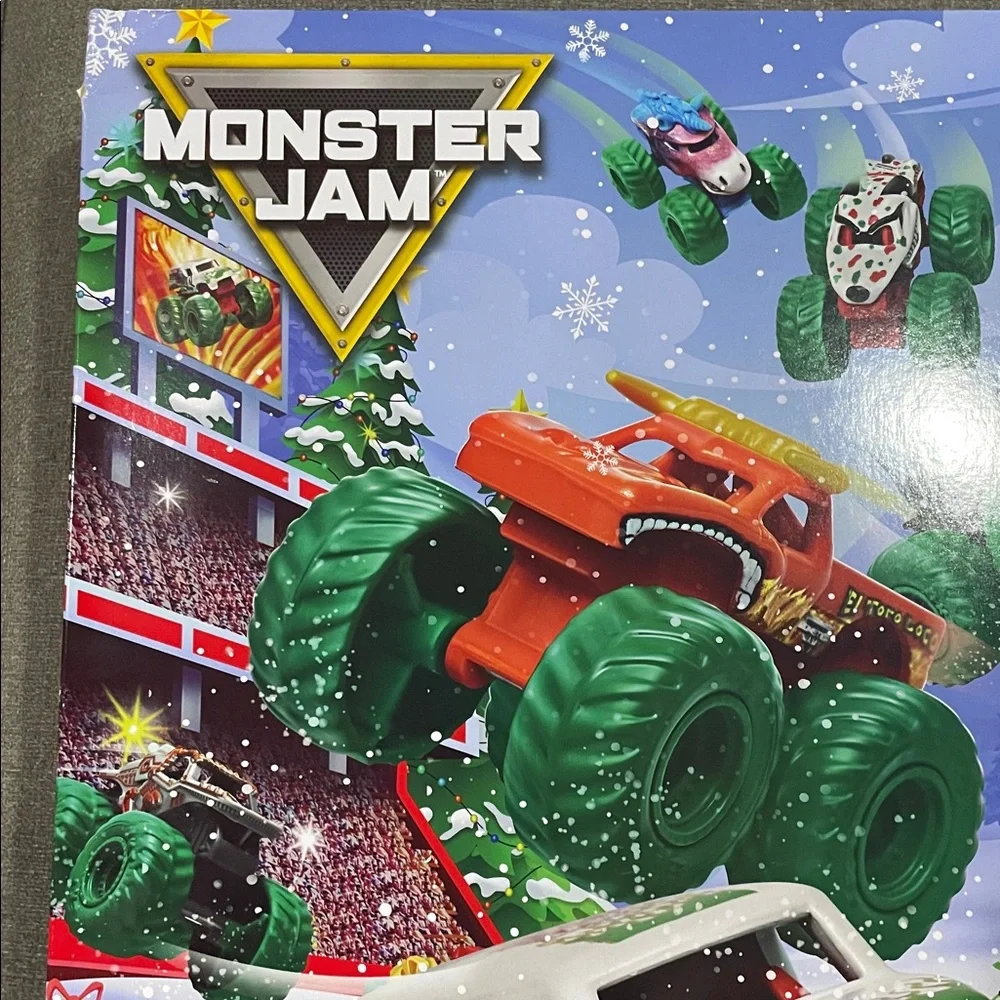 Monster Jam - Advent Calendar 2025 Holiday Series 1:72 Scale 24 pieces
